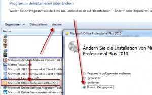 Lizenzkey ändern Office 2010 und auch Office 2013 ganz leicht gemacht.