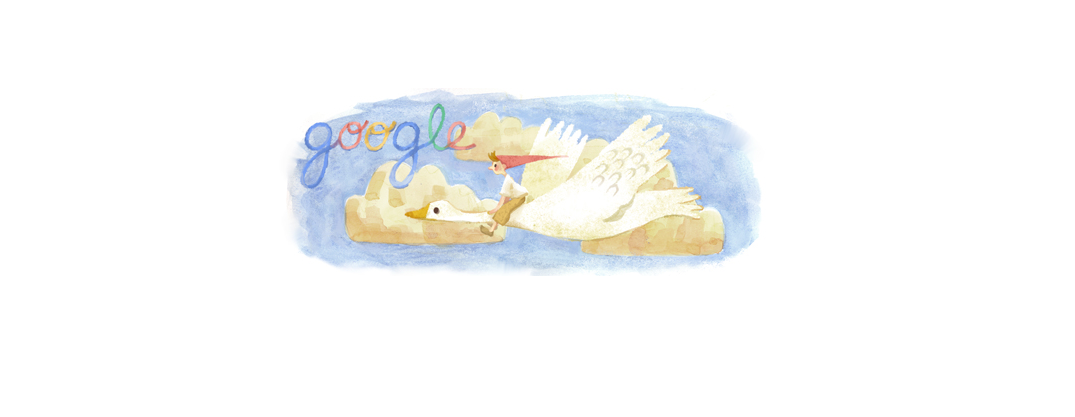 Das Google Doodle Selma Lagerlöf Informationen zu ihrem Geburtstag (20.11.1893)