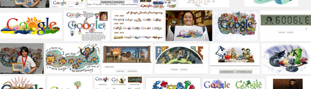 Google Doodle bei blogperle.de immer einen halben Tag früher