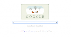 Google-Doodle zu Weihnachten 2013 - FROHES FEST =)