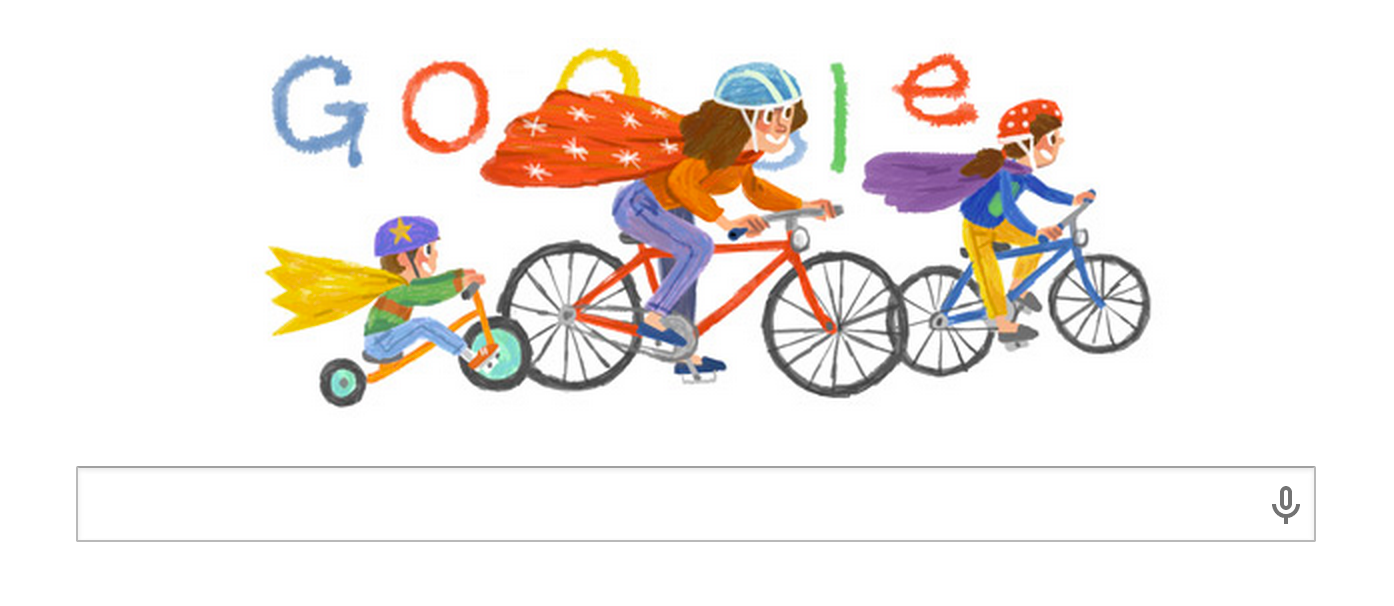 Wunderschönes Google Doodle zum Muttertag am 11.05.2014 - Die Damen habens auch verdient ;)