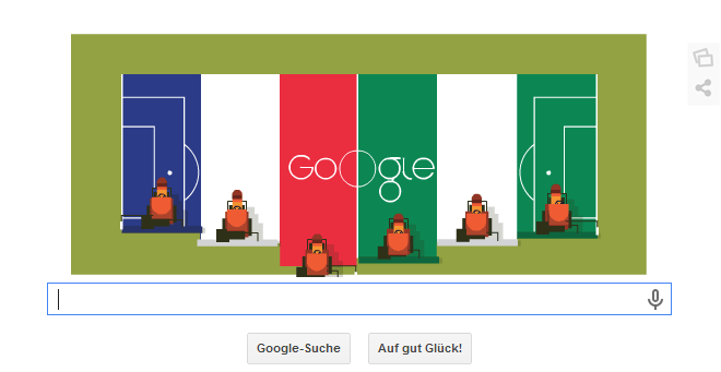 Brasilien Doodle vom 30.06.2014 Abends für das Spiel Frankreich gegen Nigeria