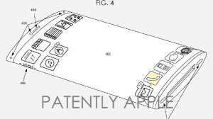 IPhone 7 с изогнутым дисплеем по рисунку запатентованный APPLE (патент).