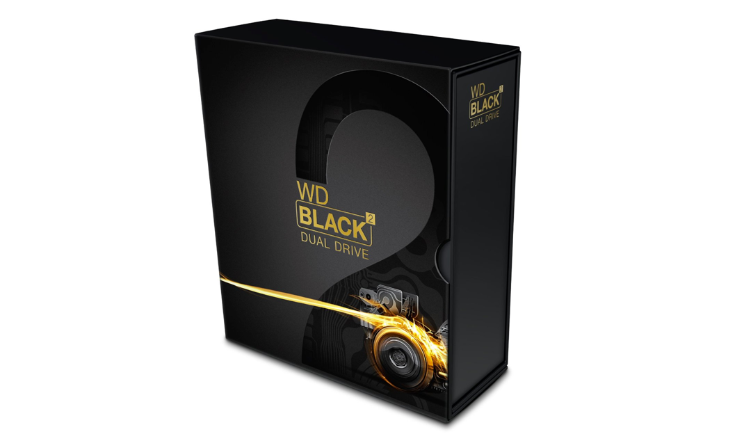 WD Western Digital Black² SSD Dual Festplatte Drive mit 120GB SSD und 1TB HDD kombiniert