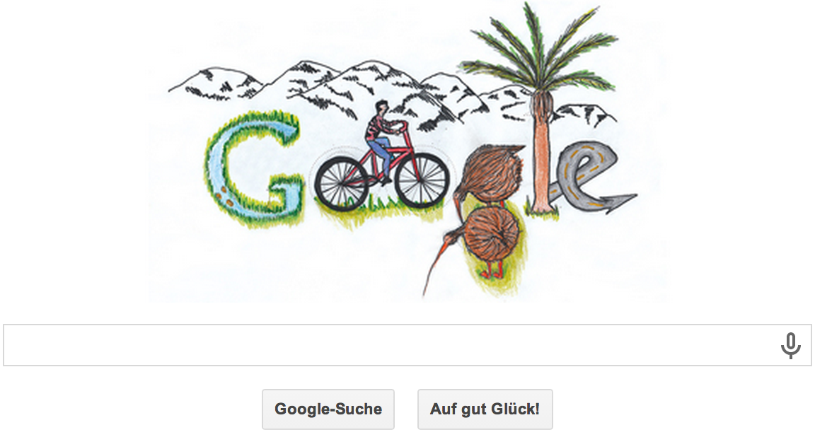 Doodle 4 Google in Neuseeland aus 2013