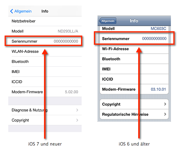 iPhone 5 Taste defekt - Hier siehst du wie man sich die Seriennummer über iOS auslesen kann