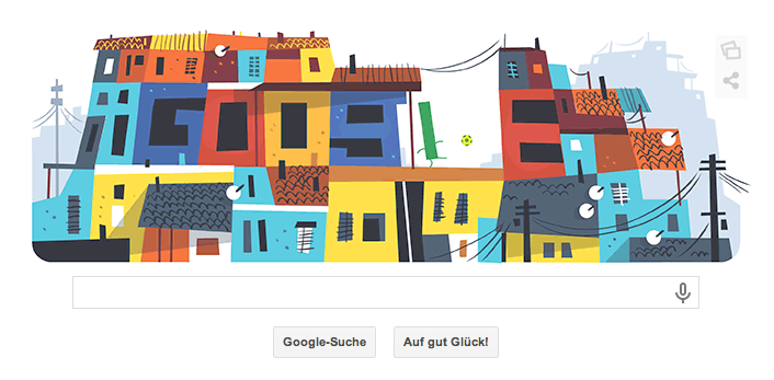 Google Doodle zur WM 2014 vom 18.06.2014