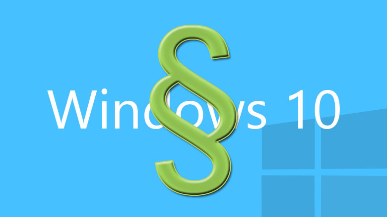 Windows 10 Защита данных Настройки